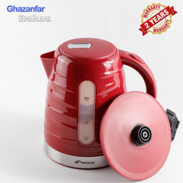 GB National Electric Kettle - 17R-4 - Concealed Element - 1.75 Liter - Automatic(RED) - Image 7